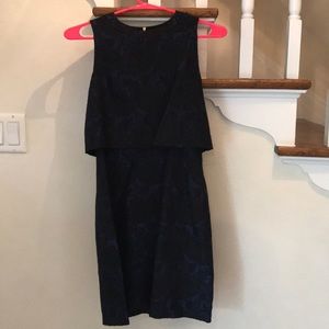 Felicity and Coco dress - overlay - brocade fabric